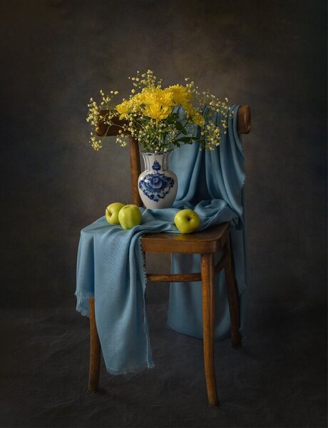 Photograph Lubov Tolstova Stillife With Yellow Flowers on One Eyeland